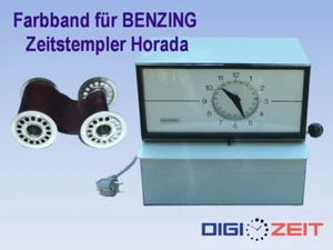 Farbband für Stempeluhr BENZING HORADA 32mm - Bild 1 von 4