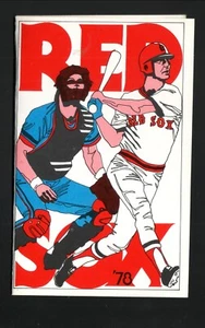 1978 Boston Red Sox Pocket Schedule Carl Yastrzemski Ipswich Co-Operative Bank - Picture 1 of 2