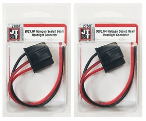 JTT Filo 2788F Femmina Pigtail Socket 9003 HB2 H4 Due Cablaggi Lampadina Fari - Picture 1 of 5