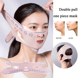 Facial Massage Strap Chin Cheek Lift-up Belt Lifting Mask Face Shape V-Line - Picture 1 of 14