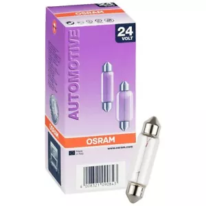 Set of 10 OSRAM Soffitte C10W 6429 10W 24V - Picture 1 of 5