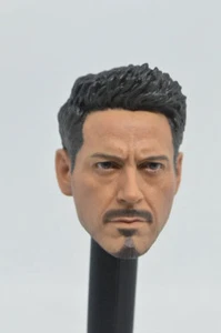 Custom 1/6 Scale Tony Stark Head Sculpt For Hot Toys Body yy - Bild 1 von 5