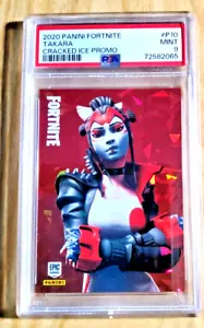 2020 Panini Fortnite TAKARA #P10 Cracked Ice Promo PSA 9 Mint - Picture 1 of 2