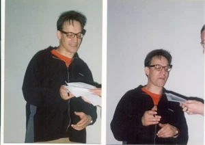 XENA - PHOTO LOT - TED RAIMI - JOXER - LOT #3 - 8 - 4 x 6 - CANDID COLOR PHOTOS - Picture 1 of 4