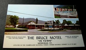 Old Postcards.  The Bruce Motel " In Town".  Morehead, Ky.  PA6 - Picture 1 of 2