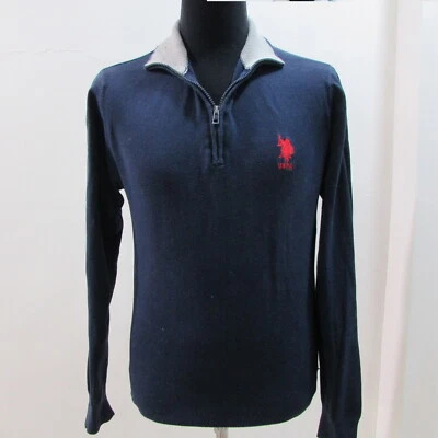 U.S. Polo Assn Men's 100% Cotton Crew Neck Jumper Chest 40/42 UK M SKU 6838 - Image 1 of 4