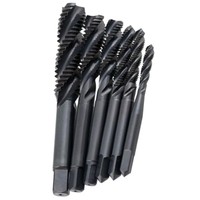 5 PCS Spiral Point Twist Drill HSS Screw Drill Bit Set Tap Drill Set