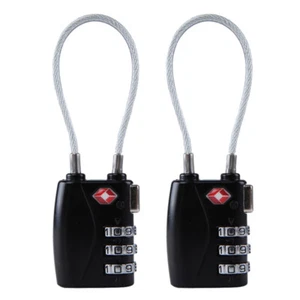 2 PCS Reisekennwortsperrung Reisen Schlösser Für Koffer Rücksetzbare - Bild 1 von 12
