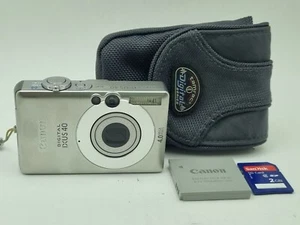 Canon PowerShot SD300 IXUS 40 4.0MP Digital ELPH Digital Camera SD Card Battery - Picture 1 of 17