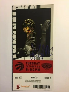 Talón de boletos Toronto Raptors vs New Orleans noche de apertura 22 de octubre de 2019 - Imagen 1 de 1
