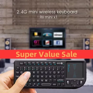 Rii® mini X1 Handheld 2.4G Wireless Keyboard Touchpad Mouse for TV/PC/Laptop/Pad - Picture 1 of 6