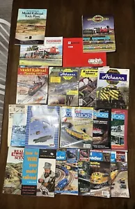 20 Books Catalogs MODEL RAILROADER Magazines BIG LOT TRAINS Stuff 70s-1990s - Picture 1 of 6