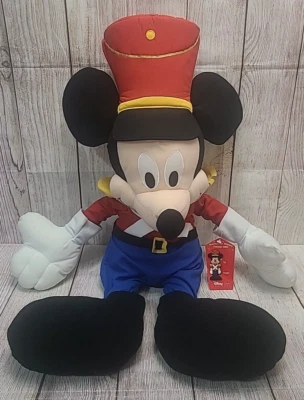 Disney Store Exclusive 2002 Plush Nutcracker Mickey Mouse Stuffed Animal 30" - Image 1 of 4