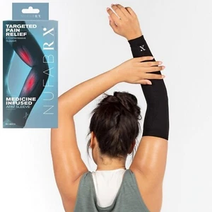 Arm Compression Sleeve for Pain Relief, Medicine-Infused Elbow and Arm Sleeve... - Picture 1 of 10