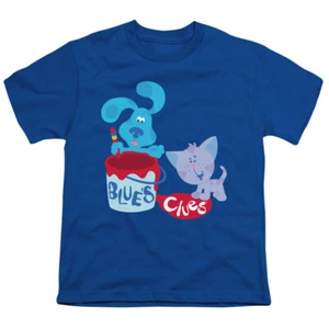 BLUE'S CLUES PAINT IT! Licensed Kids Boys Girls Graphic Tee Shirt SM-XL - Picture 1 of 3