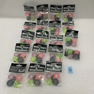 Baungartens mini tape and dispenser 20340 Multi Color Lot Of 19 Packages - Picture 1 of 6