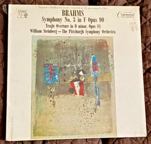 Brahms Symphony No.3 In F Opus 90 Tragic Over In D Minor, Opus 81 . Sealed - Picture 1 of 2