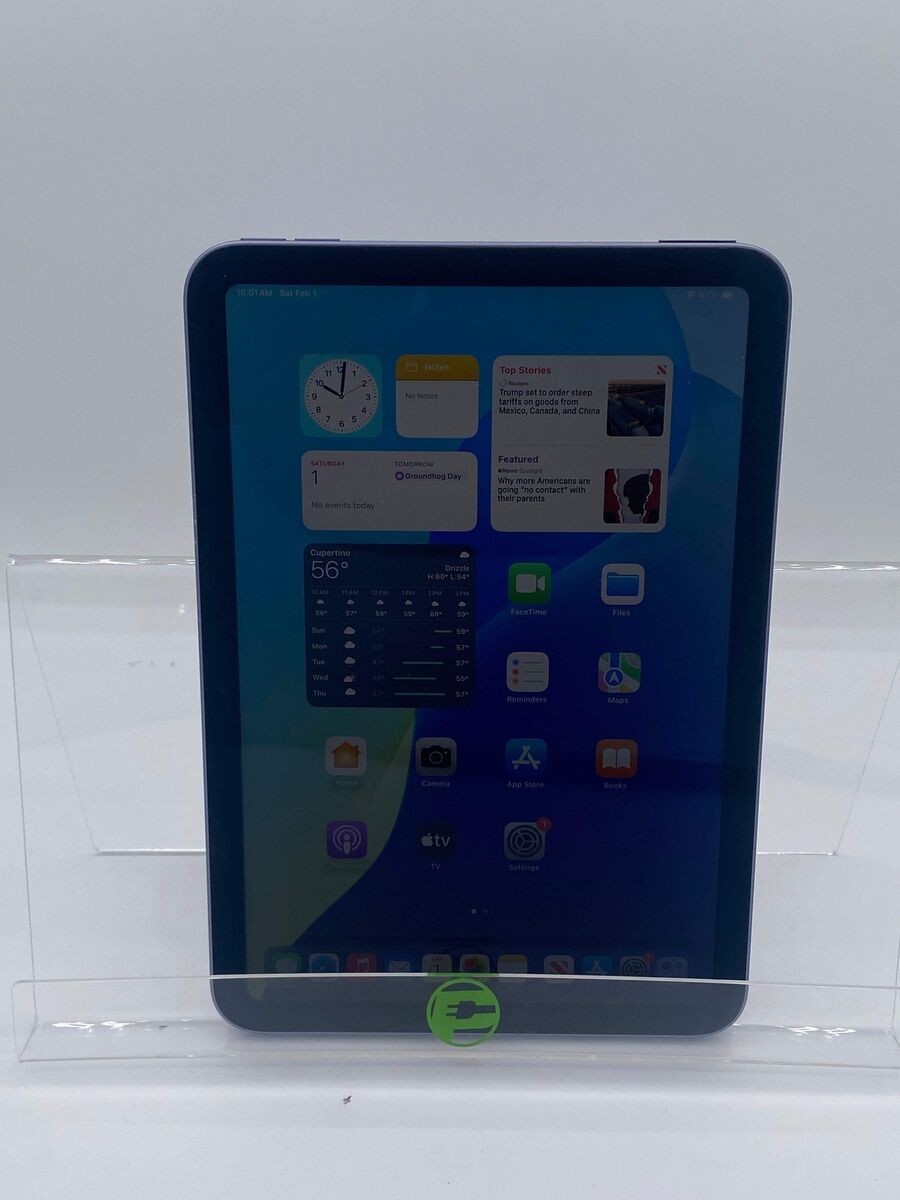 WiFi Only Apple iPad Mini 6th Gen 64GB 18.1.1 PURPLE A2567 WiFi Only Apple iPad Mini 6th Gen 64GB 18.1.1 PURPLE A2567