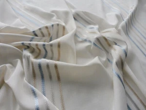 12 lfm  Dekostoff/Vorhang/Übergardine, cremeweiß, Br. 145cm  - Bild 1 von 2