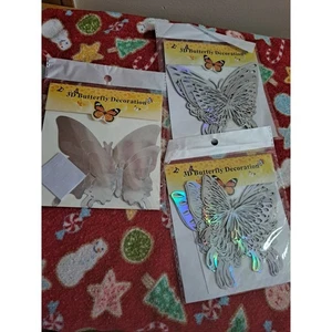 3 Packungen ungeöffnete 3D Schmetterling Deko - Bild 1 von 4