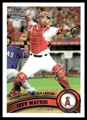2011 Topps #474 Jeff Mathis Diamond Anniversary Limited Edition - Image 1 of 2