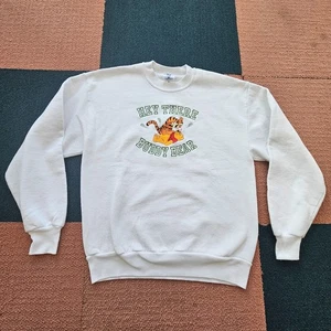 Winnie Puuh Hey There Buddy Bär Tigger Large weiß Sweatshirt mit Rundhalsausschnitt Y7b - Bild 1 von 12