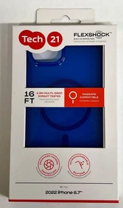 Tech21 Evo Check mobile phone case 17 cm (6.7") Cover Blue T21-9635 - Picture 1 of 2