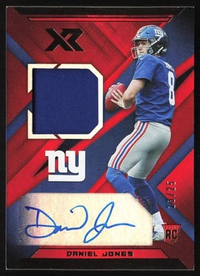 2019 Panini XR RPA Orange 23/25 Daniel Jones Rookie Auto #RSA-2 TM2 - Image 1 of 2