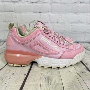 Zapatillas Fila Disruptor Rosa Mujer Talla 9 Y2K Barbiecore Coqueta Plataforma Zapatos - Imagen 1 de 12