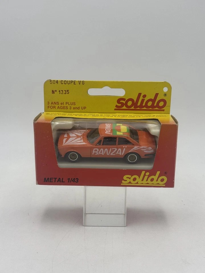 DIE CAST 1/43 " 504 COUPE V6 " (1335) SOLIDO - Image 1 of 1