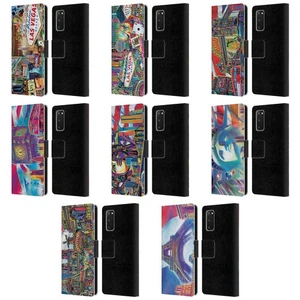 OFFICIËLE P.D. MORENO STEDEN LEDEREN BOOK COVER VOOR SAMSUNG TELEFOONS 1 - Afbeelding 1 van 13