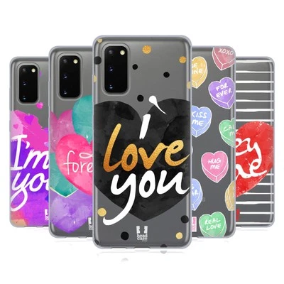 HEAD CASE DESIGNS LOVELY HEARTS SOFT GEL CASE FOR SAMSUNG PHONES 1 - Image 1 of 4