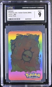Pop 1, 1 Higher CGC 9 2004 Pokémon Action Card Solrock lenticular 3d Holo Rare - Picture 1 of 2
