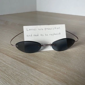 Monturas de titanio púrpura Silhouette 7395 40 6057 19-40 Austria - Imagen 1 de 9