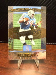 Earl Campbell Gridiron Legacy Holo Insert-2025 Panini Revolution Houston Oilers - Picture 1 of 2