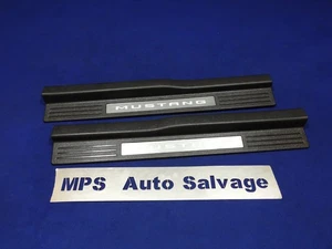 12 2012 Ford Mustang OEM GT Lighted Scuff Sill Plate Pair Of Plates F95 - Picture 1 of 17