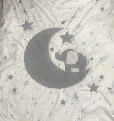 Wendy Bellissimo LUCKY STAR Ropa de cama para cuna Elefante Luna y estrellas - Edredón, sábana Foto 1 de 4