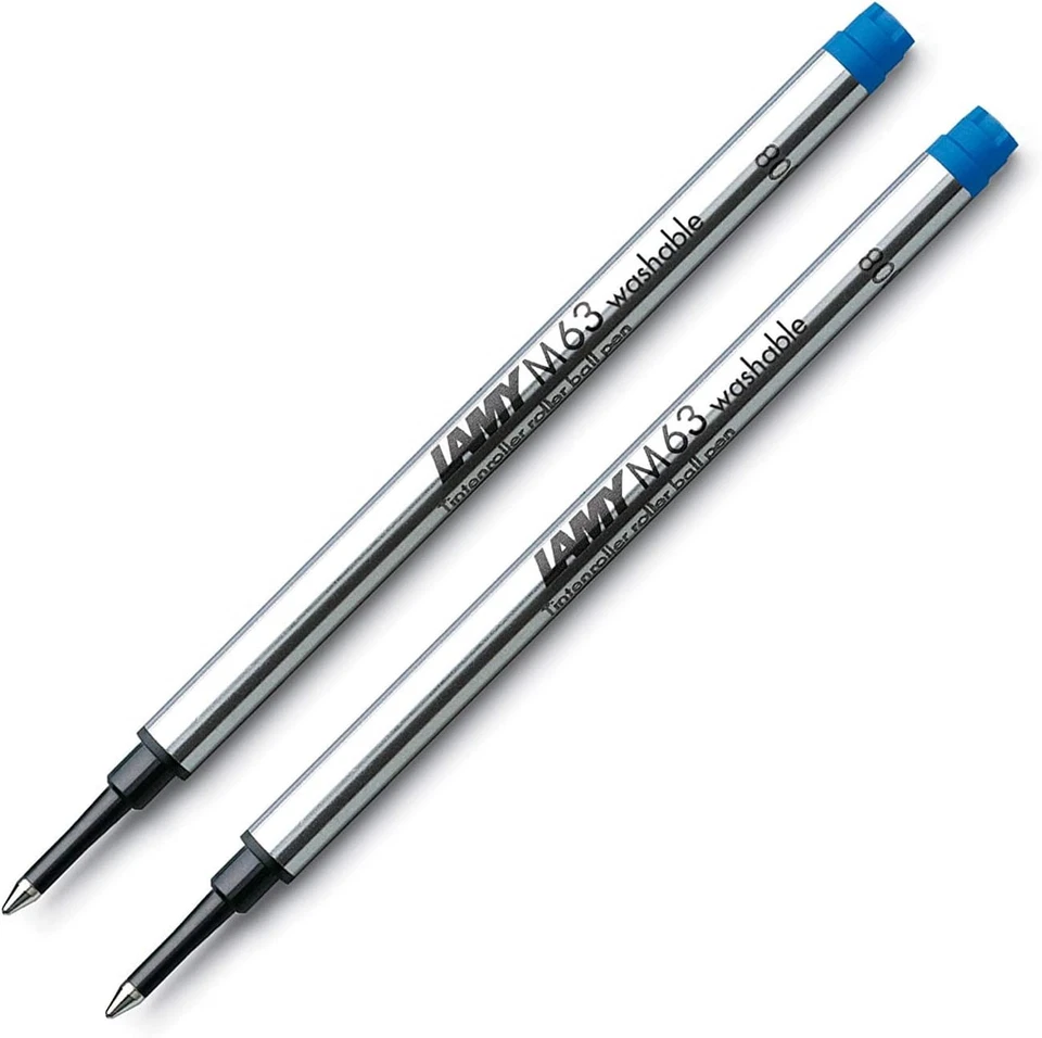 LAMY Tintenrollermine 823 M63 2er Set BLAU Stärke M löschbar - Bild 1 von 2