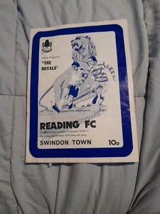 READING v SWINDON TOWN 1976/77 season. Division Three 2nd October 1976 Unmarked - Picture 1 of 3