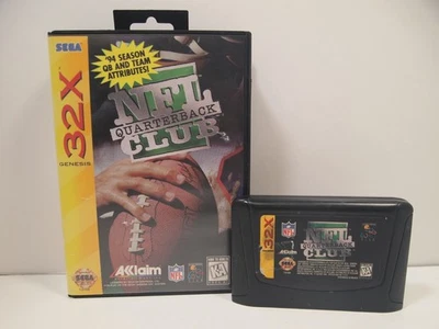 NFL Quarterback Club (SEGA Genesis 32X) Cart in Box - Image 1 of 4