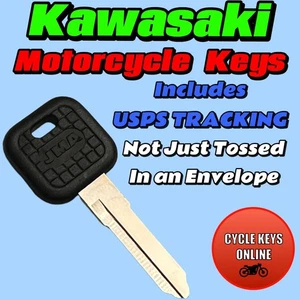 Kawasaki Motorcycle keys Cut by Code replacement key for codes A132321-A141344 - Picture 1 of 1