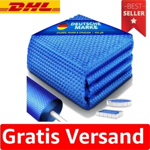 tillvex  Solarabdeckplane 400µm - Rund 500 cm | Umweltfreundlich heizen - Bild 1 von 9