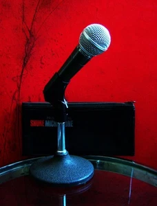 Vintage 1980er Shure SM58 Cardioid Dynamic Mikrofon mit Zubehör USA SM57 # 1 - Bild 1 von 14