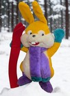 Kinder Surprise Plush Ski Bunnies Collector Rare Giant Rabbit