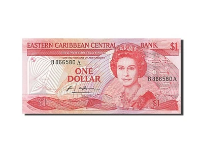 Billet, Etats des caraibes orientales, 1 Dollar, 1988, NEUF - Photo 1/2