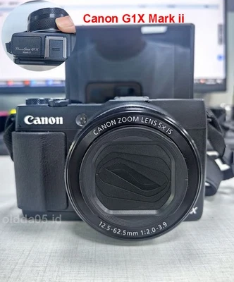 Canon PowerShot G1 X Mark II 12.8 MP 5x Optical Zoom Touch Screen Digital Camera - Image 1 of 4