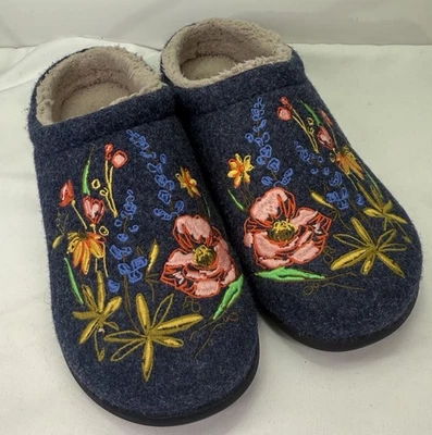 Zapatillas LL Bean Daybreak Scuff Motif 2 Florales Noche/Jess Franks Mujer Talla 9 Med Foto 1 de 4