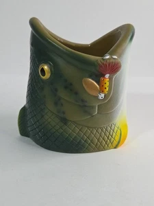 FISH Beer Drink Koozie Head Can Holder Fishing REP Rubber Bass Pro Shop - Picture 1 of 6