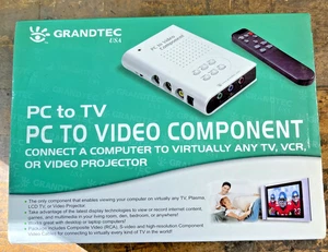 GRANDTEC PC to Video Converter – VGA to RCA/S-Video/Component – Brand New - Picture 1 of 10