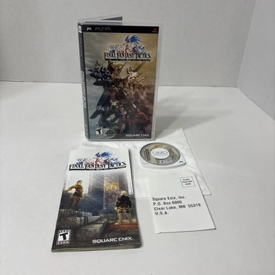 Final Fantasy Tactics The War of The Lions Sony PSP CIB Complete + Reg Card - Image 1 of 4